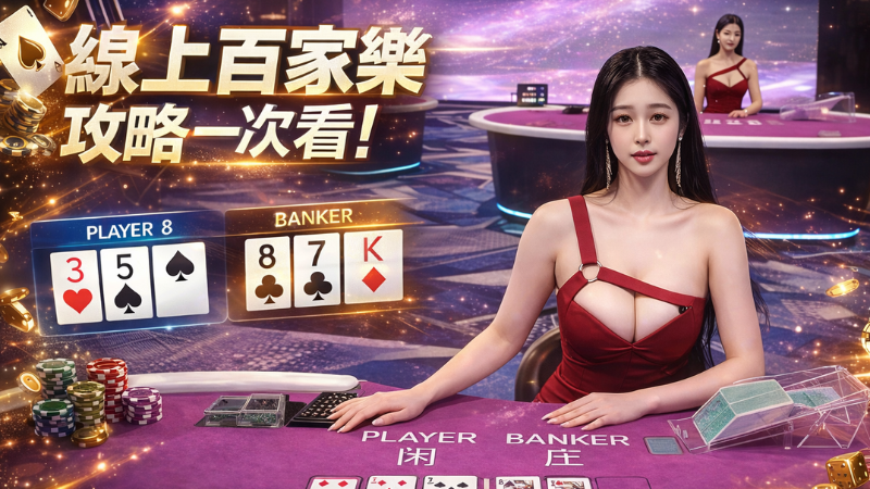 2026線上百家樂攻略！新手玩法、試玩技巧一次看懂！